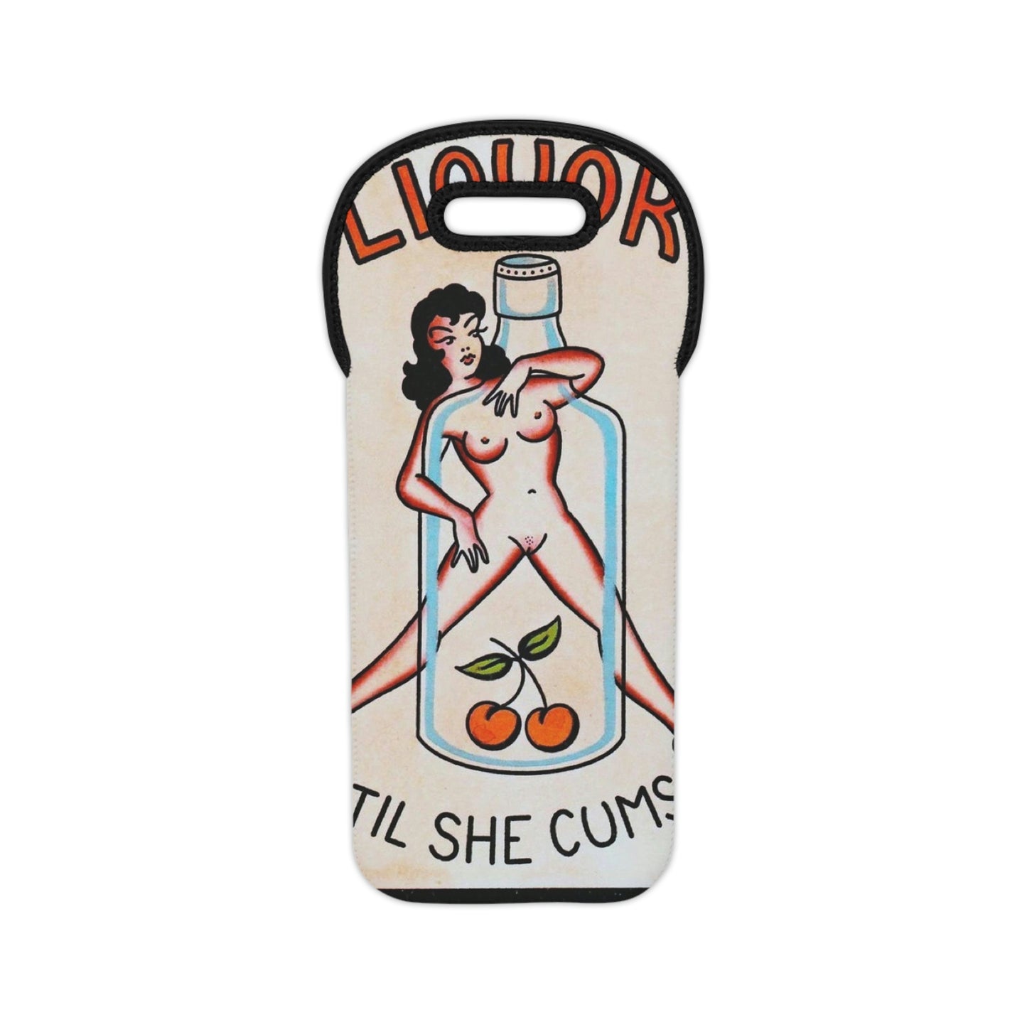 JQP " Lick Her" Wine Tote Bag