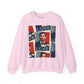 JQPs' Love Pop-Art Portrait Sweatshirt — "LOVE" Graphic Crewneck