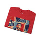 JQPs' Love Pop-Art Portrait Sweatshirt — "LOVE" Graphic Crewneck