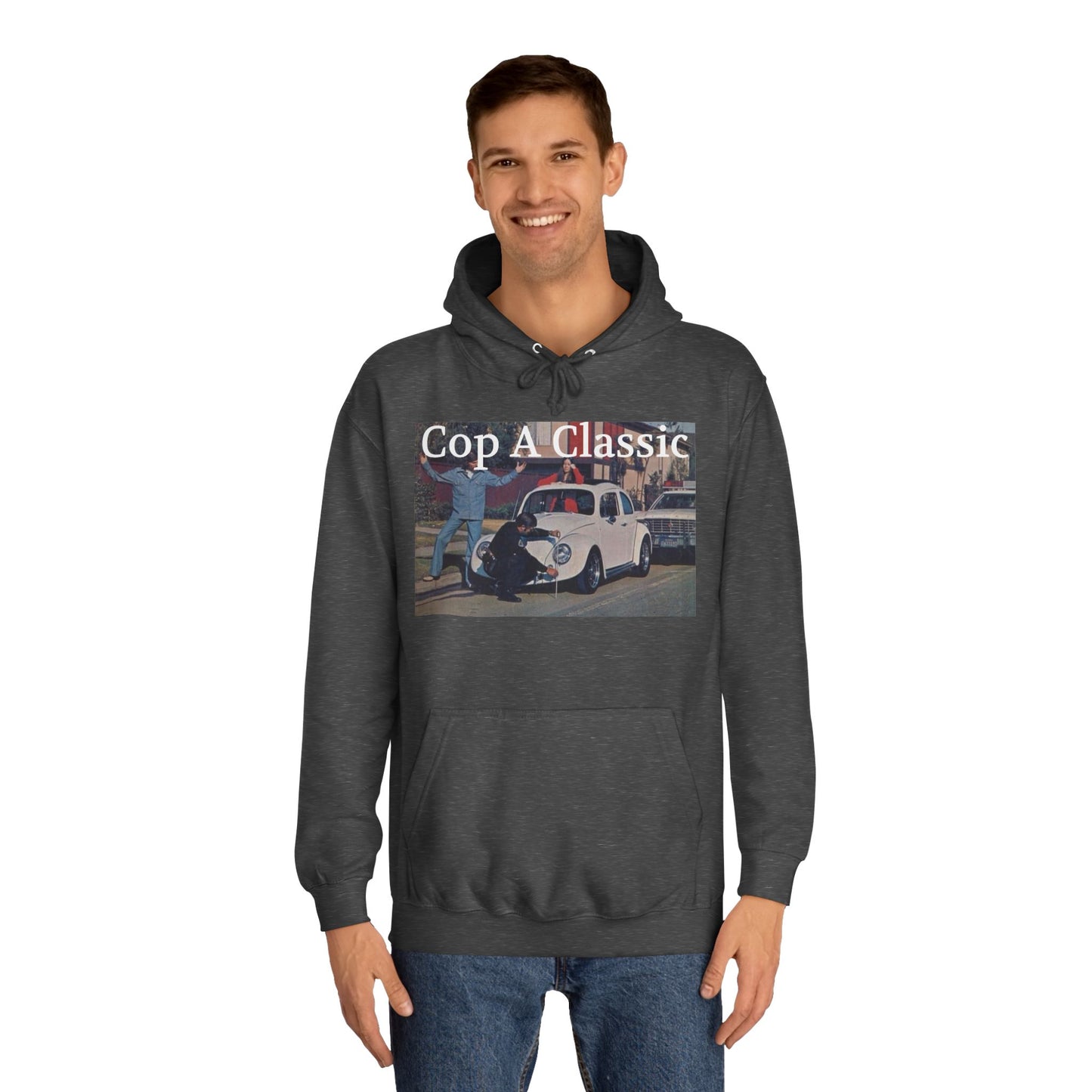 JQPs' "Cop A Classic" tm. Unisex College Hoodie
