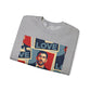 JQPs' Love Pop-Art Portrait Sweatshirt — "LOVE" Graphic Crewneck