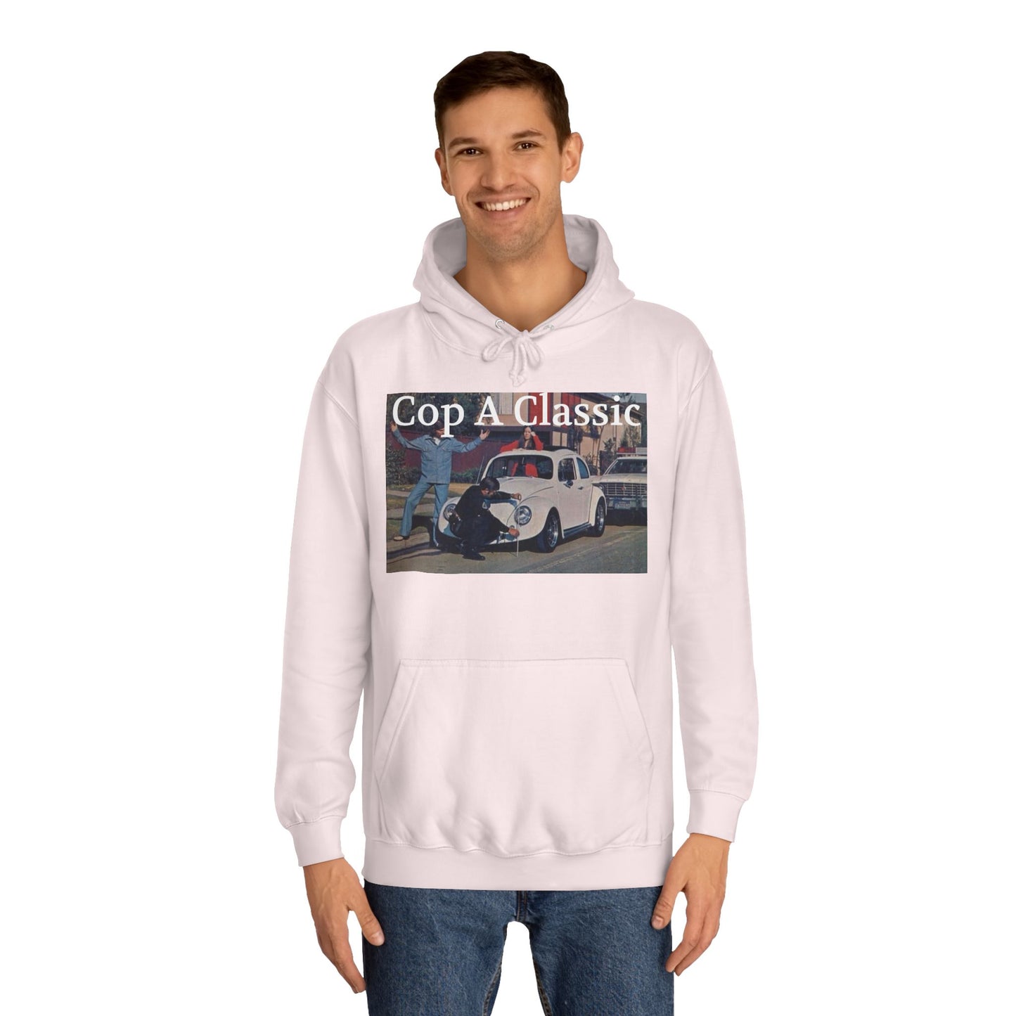 JQPs' "Cop A Classic" tm. Unisex College Hoodie