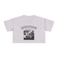 JQPs' Sarcasm University Crop Tee — Vintage Meme Graphic Women's Crop Top