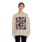 JQPs' Love Pop-Art Portrait Sweatshirt — "LOVE" Graphic Crewneck