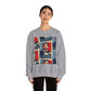 JQPs' Love Pop-Art Portrait Sweatshirt — "LOVE" Graphic Crewneck