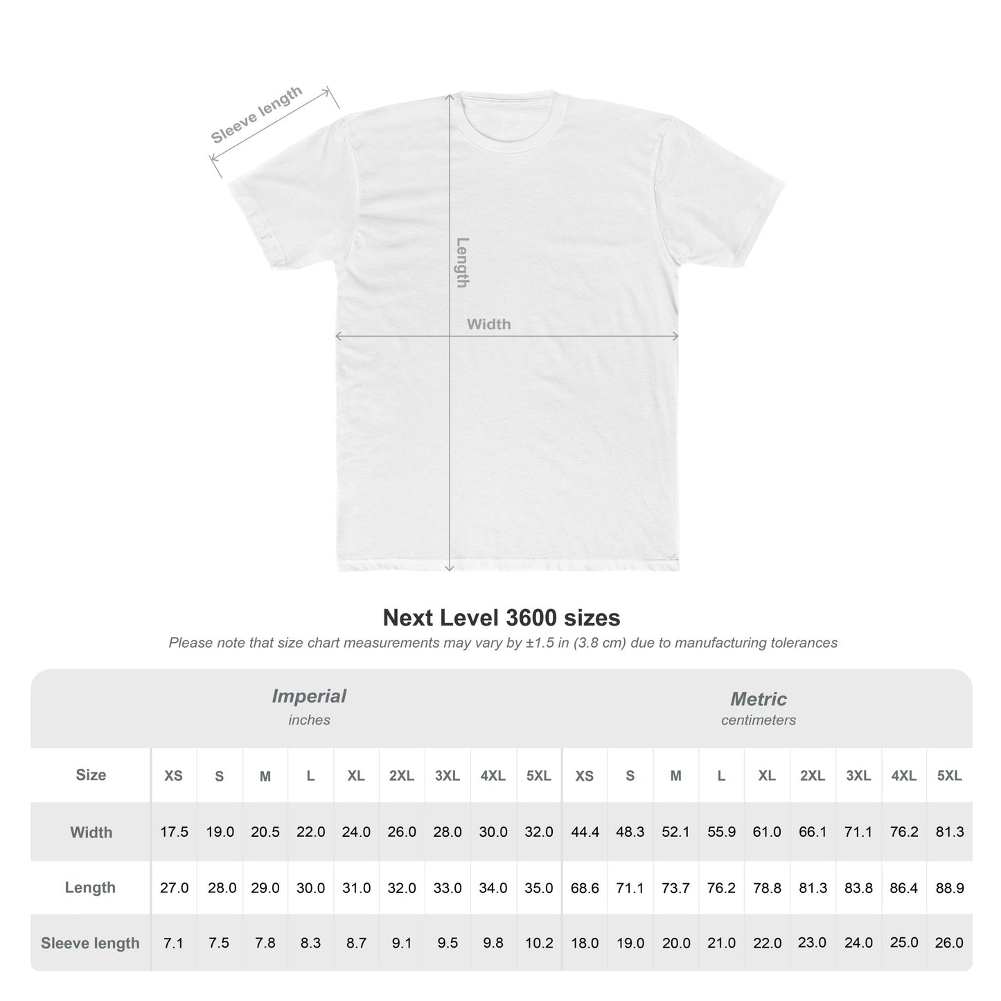 No Sympathy Unisex Cotton Crew Tee