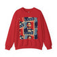JQPs' Love Pop-Art Portrait Sweatshirt — "LOVE" Graphic Crewneck