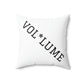 JQPs' VOL*LUME Spun Polyester Square Pillow
