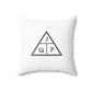 JQPs' VOL*LUME Spun Polyester Square Pillow