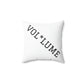 JQPs' VOL*LUME Spun Polyester Square Pillow