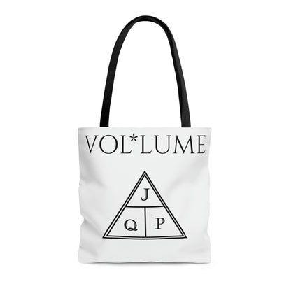 JQPs' VOL*LUME AOP Tote Bag